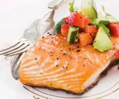 Lachs mit Erdbeeren