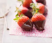 Erdbeeren mit Schokolade