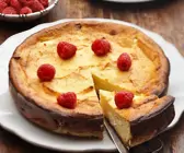 Himbeer-Käsekuchen ohne Boden