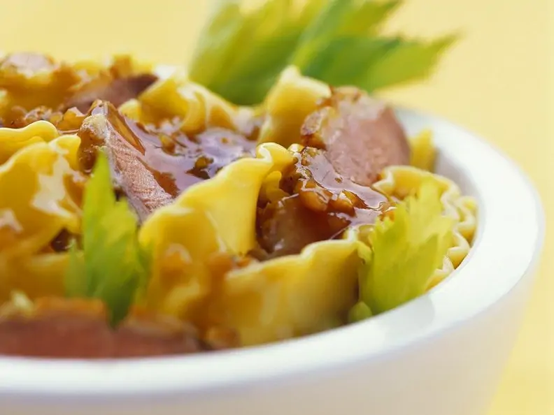 Entenbrust mit Hähnchen