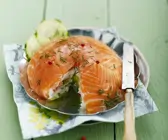 Lachs-Frischkäsetorte