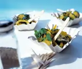 Mariniertes Zucchini-Paprika-Gemüse