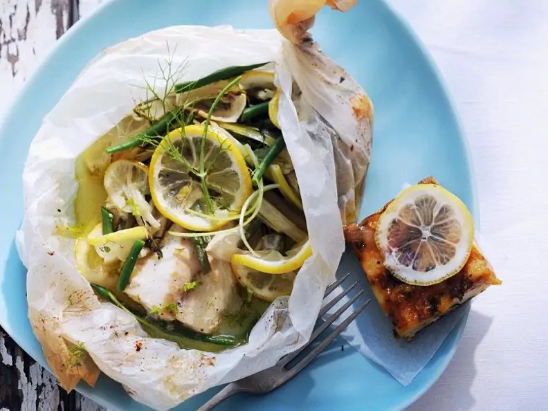 Zitronen-Fisch mit Gemüse