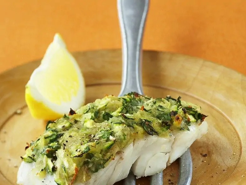 Fisch mit Gemüse gratiniert
