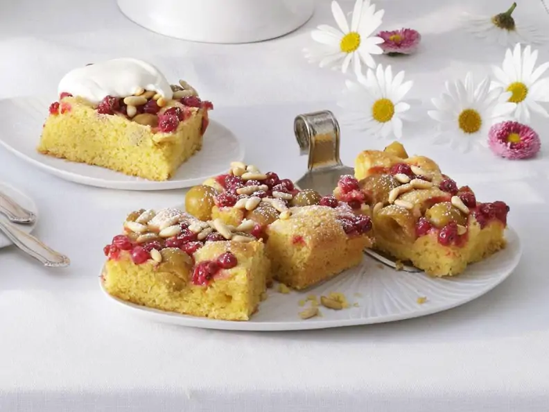 Früchte-Rührkuchen vom Blech