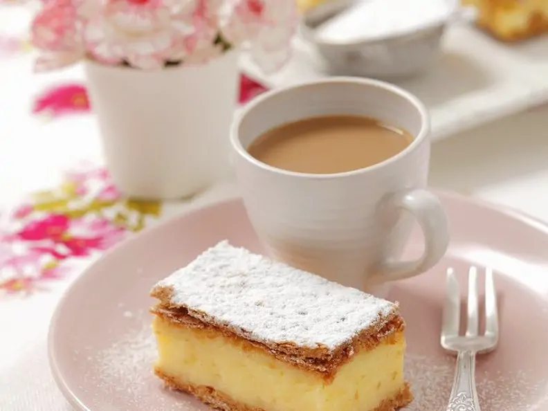 Blätterteig-Puddingschnitten