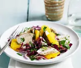 Radicchio-Hähnchensalat