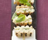 Gegrillte Käsecremesandwiches