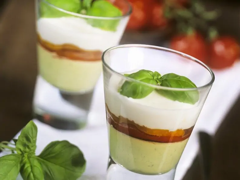 Ricottacreme mit Pesto