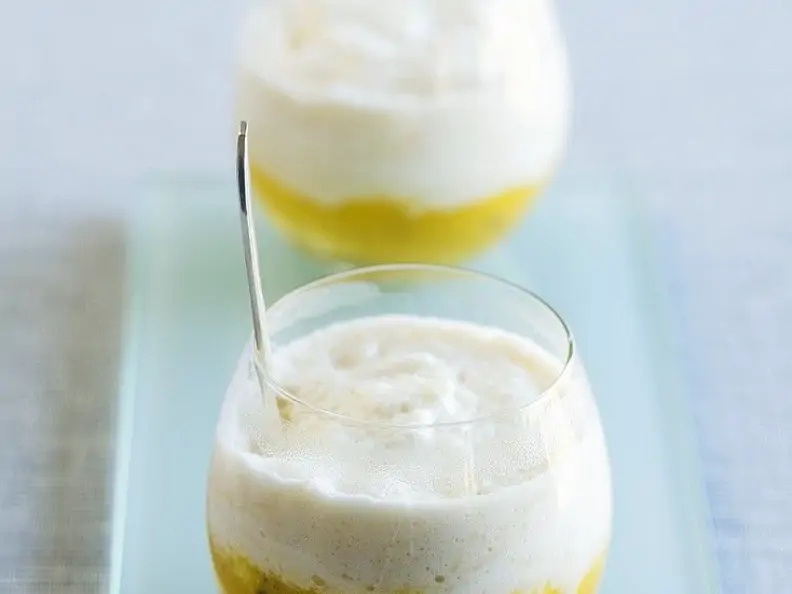 Milchreis mit Fruchtcreme