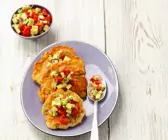 Maispuffer mit Salsa