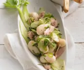 Weiße Bohnensalat mit Thunfisch