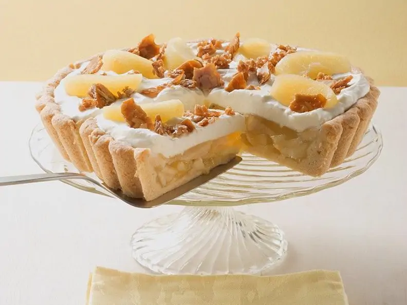 Apfelkuchen mit Sahnehaube