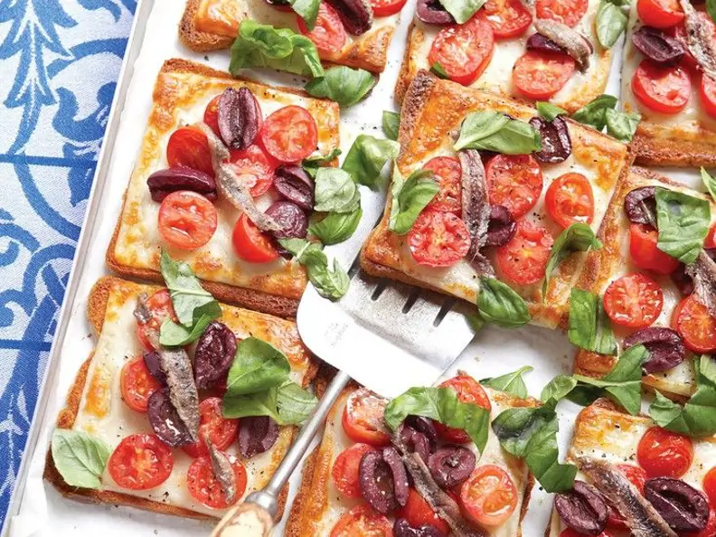 Sardellen-Tomaten-Toast