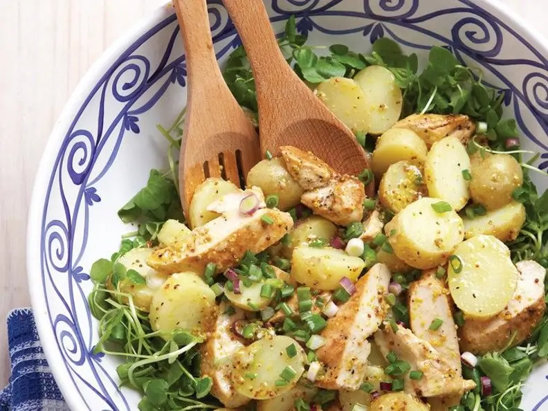 Kartoffel-Hähnchensalat