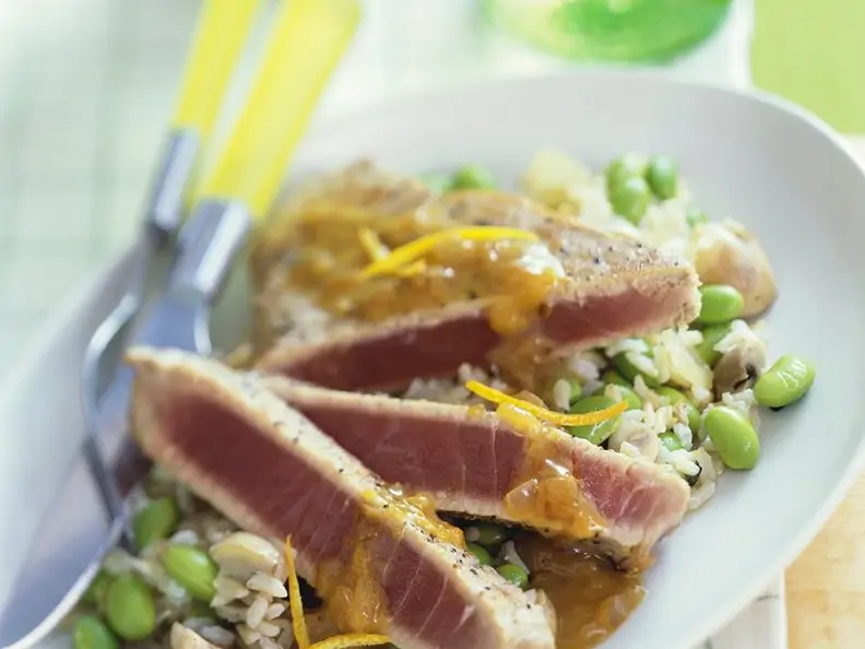 Thunfisch mit Reis