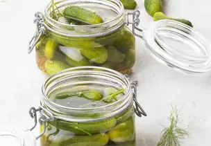 Essiggurken ohne Zucker