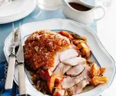 Schweinebraten mit Äpfeln