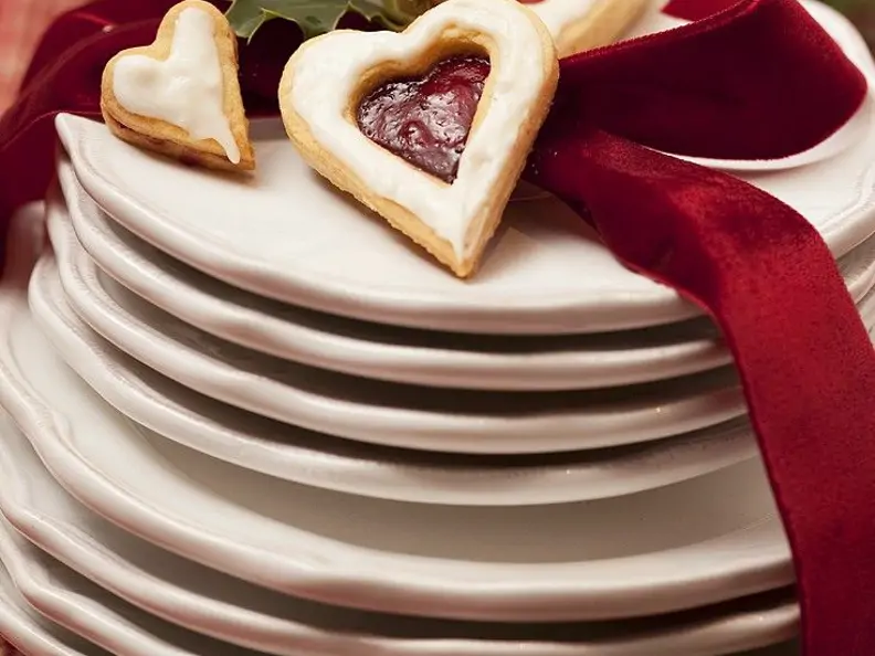 Plätzchen mit Marmelade