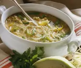 Gemüsesuppe mit Hirse