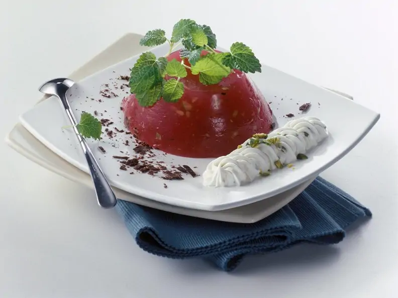 Wackelpudding von der Wassermelone