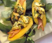 Mangos mit Hummersalat