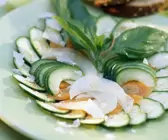 Gemüse-Carpaccio mit Parmesan