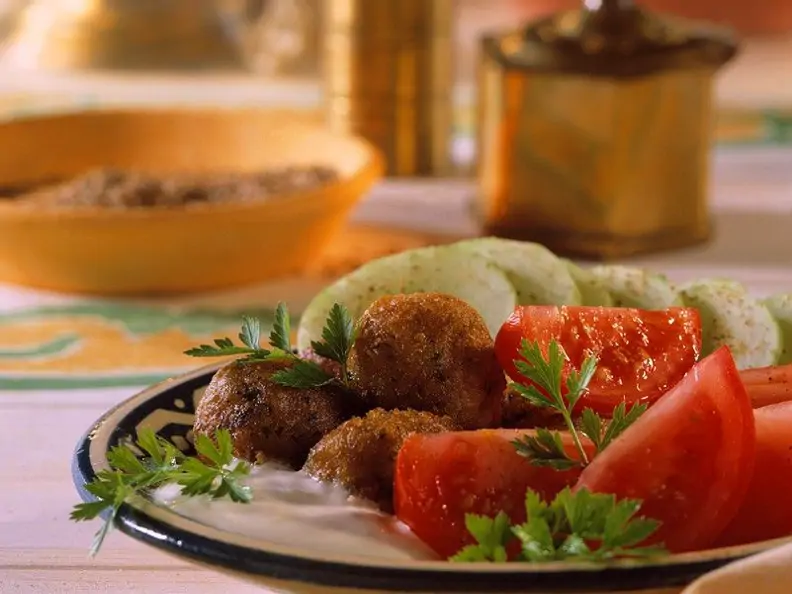 Falafel mit Gemüse