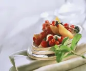 Früchte mit Joghurtsauce