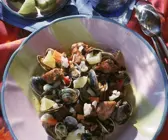 Muscheleintopf mit Fleisch