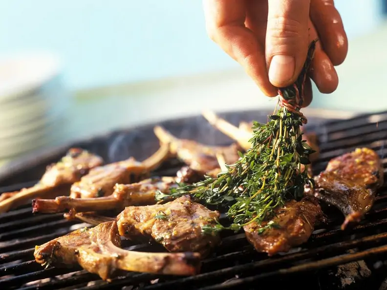 Lammchops vom Grill