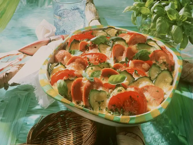 Deftiges Gemüsegratin
