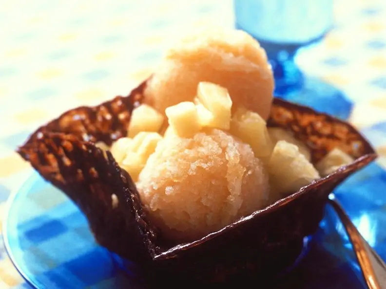 Melonensorbet