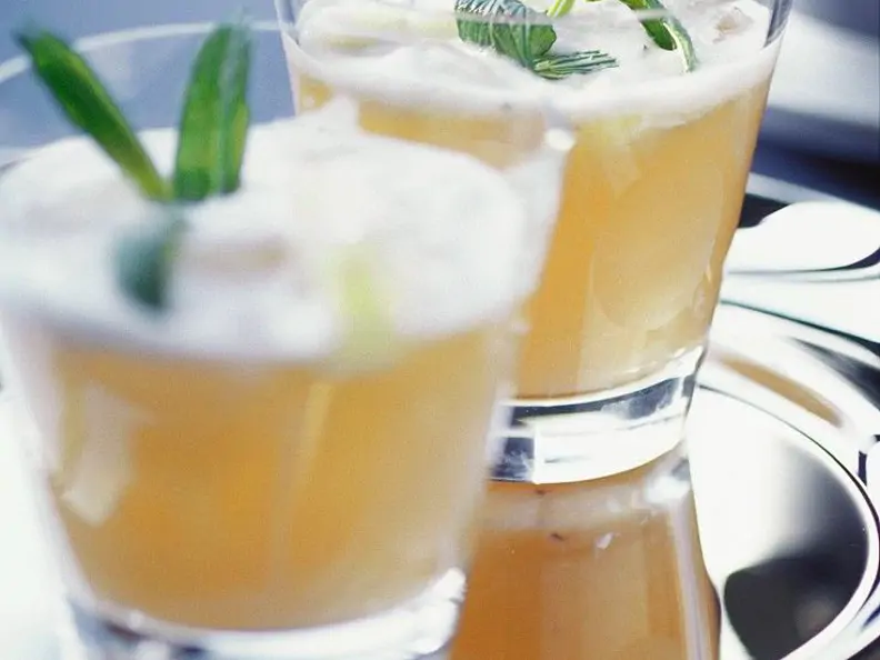 Ananas-Ingwer-Saft