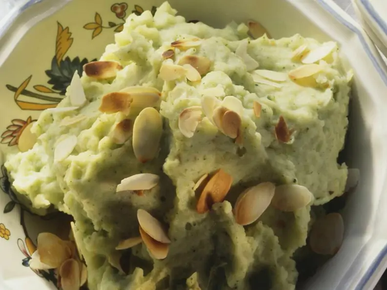Kartoffelpüree mit Brokkoli