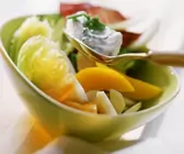 Gemüse mit Dip