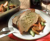 Gefüllte Kalbsbrust mit Pilzen