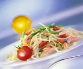 Nudeln mit Lachs