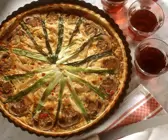Champignon-Quiche mit Blätterteig