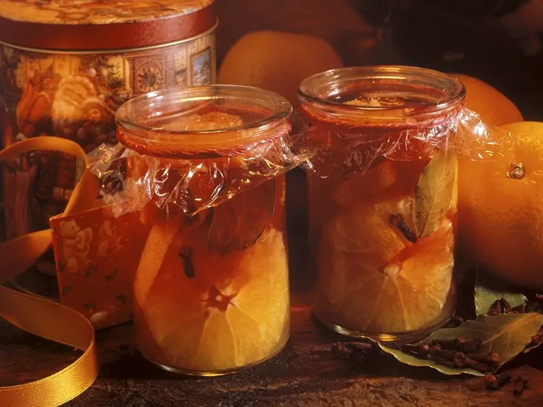 Eingelegte Orangen