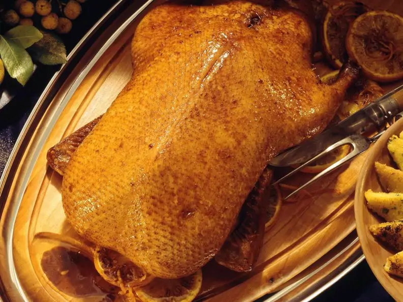 Orangen-Ente
