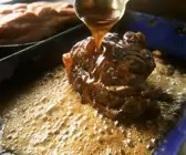 Knoblauch-Schweinebraten mit Honig