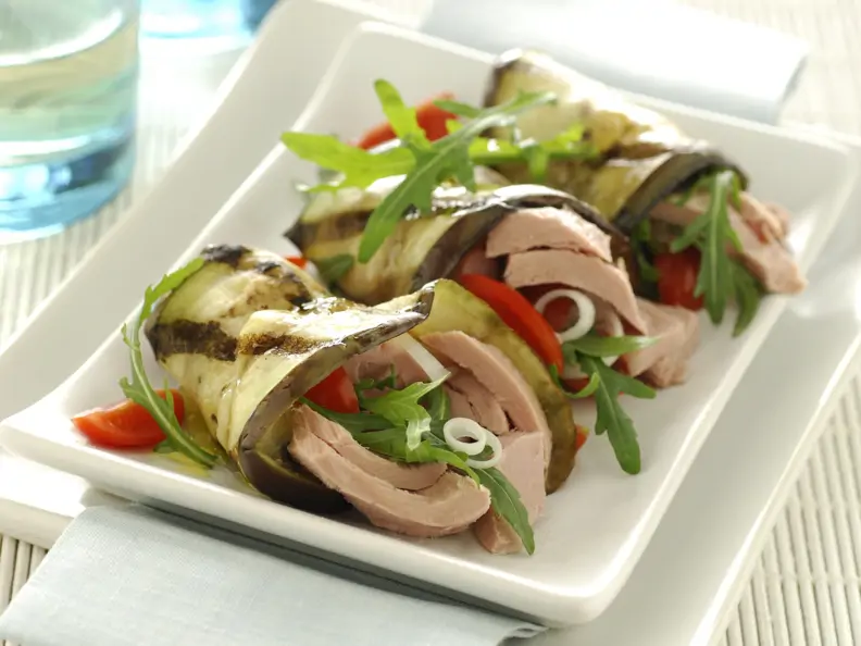Saupiquet Thunfisch-Auberginenröllchen