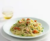 Spaghetti mit Räucherforelle