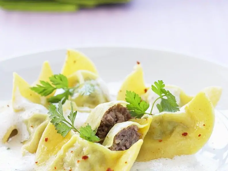 Hackfleisch-Ravioli