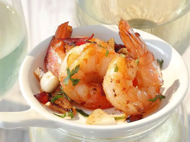 Shrimps mit Knoblauch