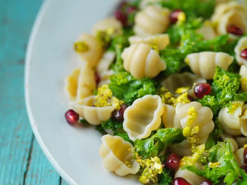Nudeln mit Stängelkohl