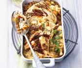 Getreidegratin mit Fenchel und getrockneten Tomaten