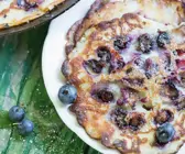 Blaubeer-Pfannkuchen