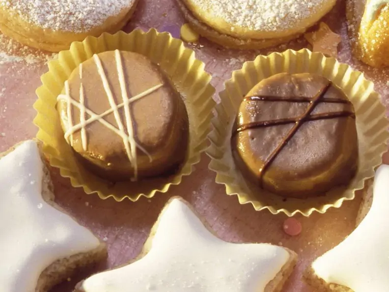Pralinen mit Kaffeeglasur